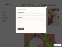 Tablet Screenshot of chambersaustelle.com